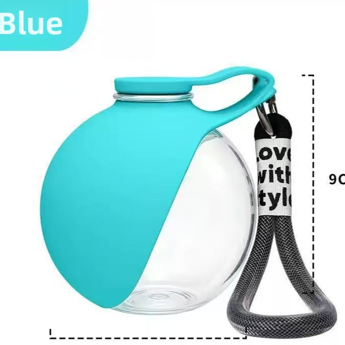 Portable Dog Water Bottle with Bowl
? Leak Proof Travel Water Dispenser
for Dogs, One-Hand Operation,
Lightweight BPA-Free Pet Water
Bottle for Walking, Hiking & Travel
(Pink, 285ml)