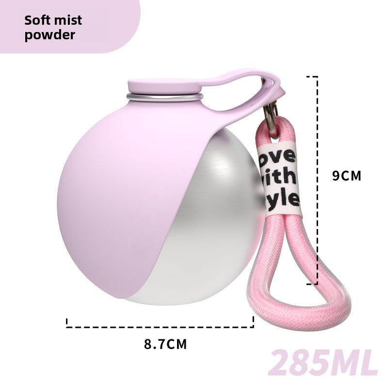 Portable Dog Water Bottle with Bowl 
? Leak Proof Travel Water Dispenser 
for Dogs, One-Hand Operation, 
Lightweight BPA-Free Pet Water 
Bottle for Walking, Hiking & Travel 
(Pink, 285ml)